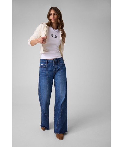 GUESS JEANS(ゲスジーンズ)の「GUESS JEANS Cable Zip Hoodie Sweater パーカー セーター(パーカー・レディース・オフホワイト/グレー・X-SMALL/LARGE/MEDIUM/SMALL)」の4枚目の写真