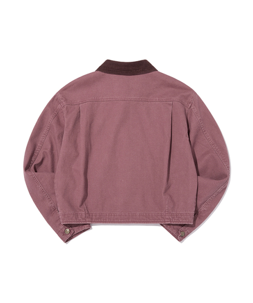 KIRSH（キルシー）の「コーデュロイカラークロップワークジャケット[ピンク]（その他アウター・レディース・その他・1）」の3枚目の写真