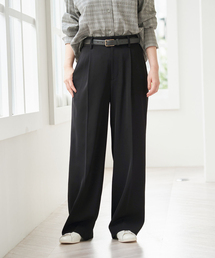 ストレッチツイルセミワイドパンツ
