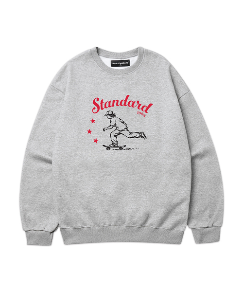 1989STANDARD(1989スタンダード)の「1989サブカルチャー スウェット (STMSTD-0264)(スウェット・メンズ・ライトグレー/オートミール/ダークグレー/バーガンディー/ブラック/ネイビー・MEDIUM/LARGE/X-LARGE)」の3枚目の写真