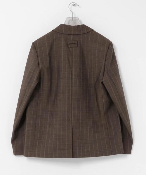 GANNI(ガニー)の「GANNI WOOL STRIPE BLAZER(その他アウター・レディース・ブラウン系その他・36)」の11枚目の写真