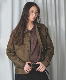 【SETUP】GROSGRAIN TRUCKER JACKET/グロウグラントラッカージャケット