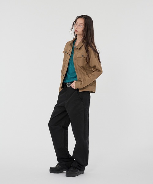 WISH FOR EVER(ウィッシュフォーエバー)の「【SETUP】GROSGRAIN TRUCKER JACKET/グロウグラントラッカージャケット(その他アウター・メンズ・カーキ/オリーブ/ブラック・LARGE/MEDIUM/SMALL)」の18枚目の写真