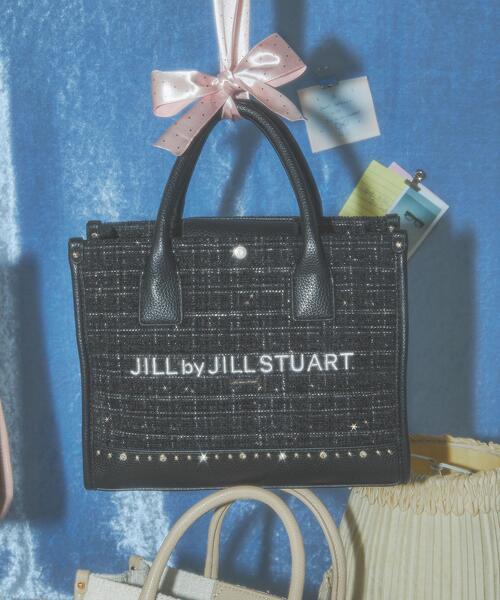 JILL by JILL STUART(ジルバイジルスチュアート)の「ビジューツイードショルダートート(ショルダーバッグ・レディース・ブラック/ネイビー/ピンク/ホワイト・FREE)」の5枚目の写真
