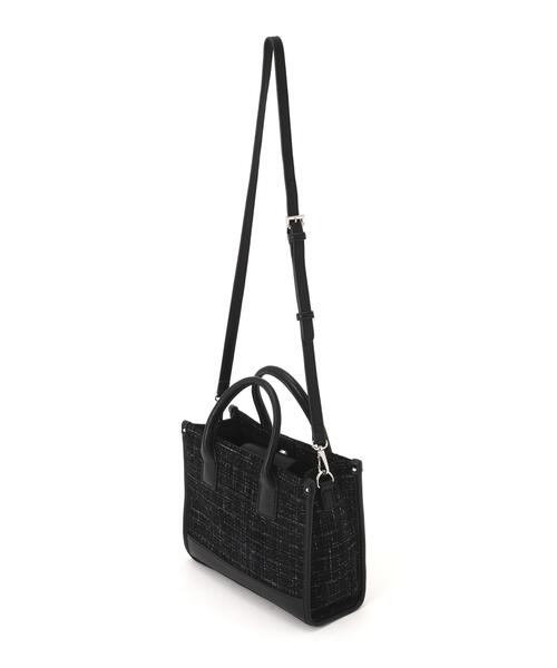 JILL by JILL STUART(ジルバイジルスチュアート)の「ビジューツイードショルダートート(ショルダーバッグ・レディース・ブラック/ネイビー/ピンク/ホワイト・FREE)」の10枚目の写真