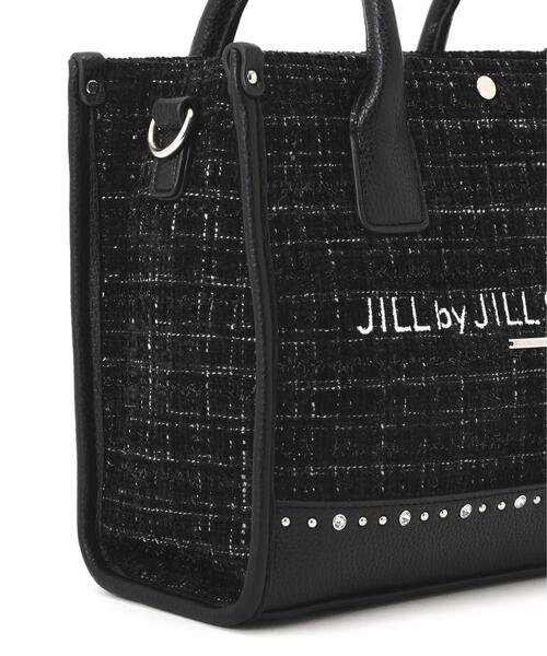 JILL by JILL STUART(ジルバイジルスチュアート)の「ビジューツイードショルダートート(ショルダーバッグ・レディース・ブラック/ネイビー/ピンク/ホワイト・FREE)」の14枚目の写真