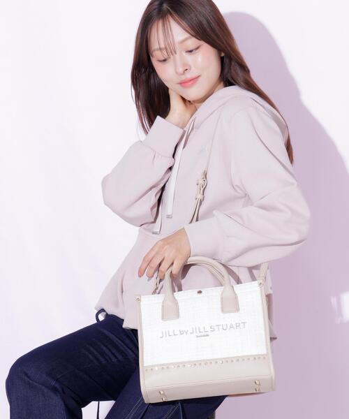 JILL by JILL STUART(ジルバイジルスチュアート)の「ビジューツイードショルダートート(ショルダーバッグ・レディース・ブラック/ネイビー/ピンク/ホワイト・FREE)」の20枚目の写真