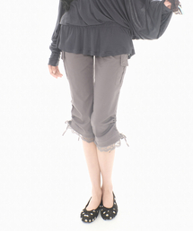 MIRECO（ミレコ）の「LACE CORSET CAPRI PT PLUM GREY（その他パンツ）」