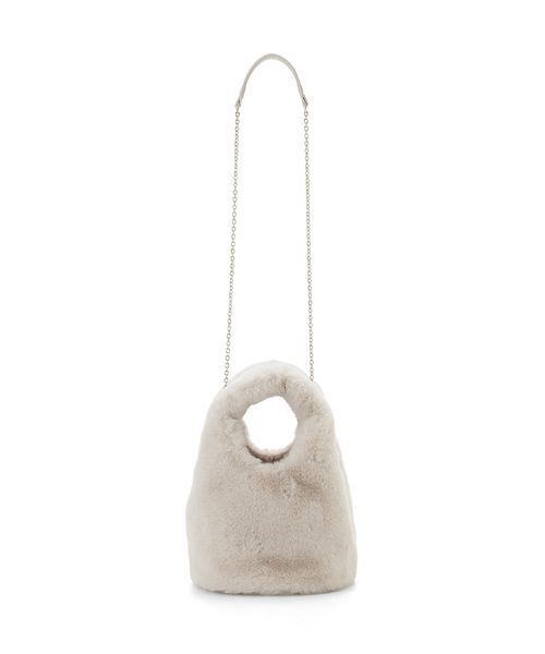 SNIDEL(スナイデル)の「エコペルバッグ(ショルダーバッグ・レディース・イエロー/クリーム/ダークブラウン・F)」の9枚目の写真