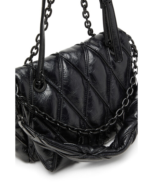 DIESEL(ディーゼル)の「ウィメンズ ショルダーバッグ M CHARM-D SHOULDER M(ショルダーバッグ・レディース・ブラック・UNI)」の6枚目の写真