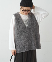 ループヤーンVネックベスト