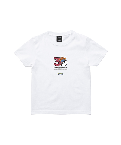 ZOZOSPOT(ゾゾスポット)の「Pokemon 30th Anniversary 1025 T-shirt 「クサイハナ」(Tシャツ/カットソー・レディース・ホワイト・SMALL/MEDIUM/LARGE/130cm/140cm/150cm/160cm/X-LARGE/XX-LARGE/XXX-LARGE/100cm/110cm/120cm)」の2枚目の写真