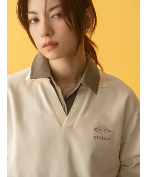 COHINA(コヒナ)の「【COHINA×UMBRO】スキッパーライトスウェット 【低身長・小柄女性】(スウェット・レディース・ブラウン/ボルドー/アイボリー・ONE SIZE)」の13枚目の写真