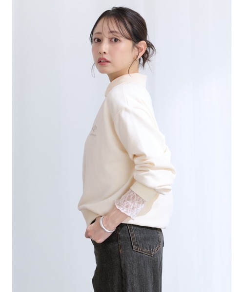 COHINA(コヒナ)の「【COHINA×UMBRO】スキッパーライトスウェット 【低身長・小柄女性】(スウェット・レディース・ブラウン/ボルドー/アイボリー・ONE SIZE)」の17枚目の写真