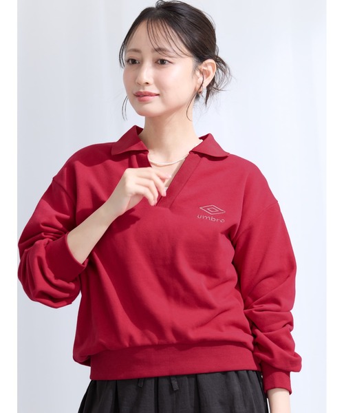 COHINA(コヒナ)の「【COHINA×UMBRO】スキッパーライトスウェット 【低身長・小柄女性】(スウェット・レディース・ブラウン/ボルドー/アイボリー・ONE SIZE)」の22枚目の写真