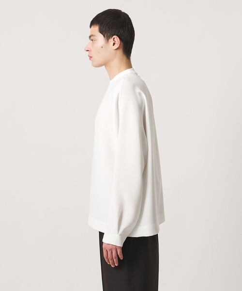 UNITED ARROWS & SONS by DAISUKE OBANA(ユナイテッドアローズアンドサンズバイダイスケオバナ)の「<D.O UNITED ARROWS BY DAISUKE OBANA>+10 DLMN/LS CREW 26AW/ロングスリーブTシャツ(Tシャツ/カットソー・メンズ・ホワイト/ブラック・L/S/M/XL)」の12枚目の写真