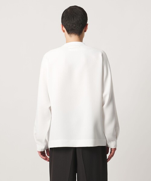 UNITED ARROWS & SONS by DAISUKE OBANA(ユナイテッドアローズアンドサンズバイダイスケオバナ)の「<D.O UNITED ARROWS BY DAISUKE OBANA>+10 DLMN/LS CREW 26AW/ロングスリーブTシャツ(Tシャツ/カットソー・メンズ・ホワイト/ブラック・L/S/M/XL)」の13枚目の写真
