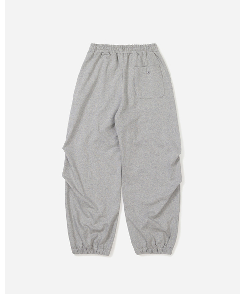 SILENTSYLLABLE（サイレント シラブル）の「Volume jogger pants / Melange gray（スウェットパンツ・メンズ・その他・0/1）」の2枚目の写真