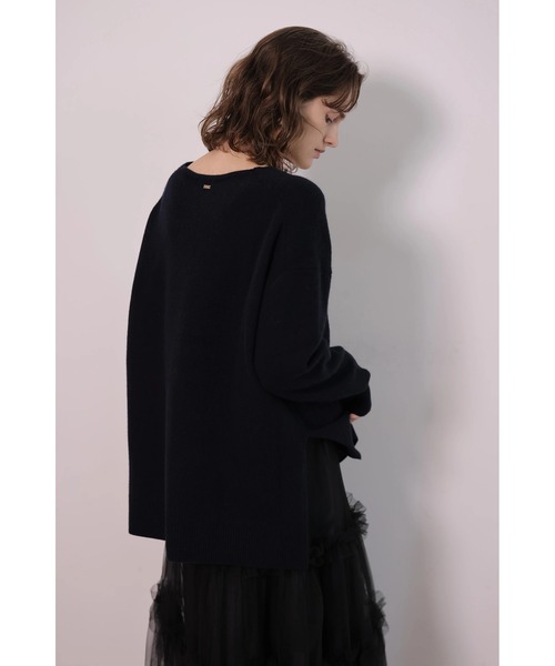 CADUNE(カデュネ)の「Bella深vニット(ニット/セーター・レディース・ミント/ピンク/レッド/ネイビー/ホワイト・38)」の18枚目の写真