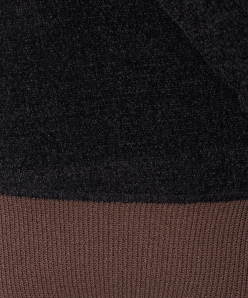 LEPSIM(レプシィム)の「MOUL/リバーシブルモールニットプルオーバー 1079918(ニット/セーター・レディース・アイボリー/ブラック系その他/グリーン/ブラウン/チャコールグレー/ブラック・FREE)」の17枚目の写真