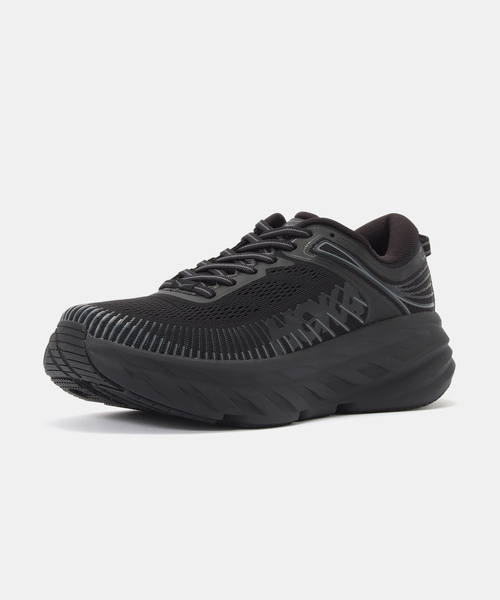 HOKA（ホカ）の「HOKA W BONDI 7 1110519-BBLC（スニーカー・レディース・ブラック・24.5cm/24cm/23.5cm/23cm）」の2枚目の写真