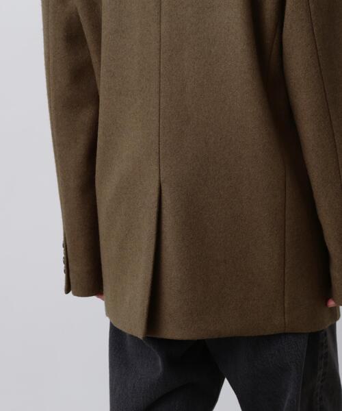 YLEVE(イレーヴ)の「YLEVE / NON MULESING WOOL OVERDYE MELTON JACKET(テーラードジャケット・レディース・ブラウン/グレー・1/0)」の20枚目の写真