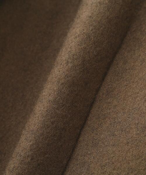 YLEVE(イレーヴ)の「YLEVE / NON MULESING WOOL OVERDYE MELTON JACKET(テーラードジャケット・レディース・ブラウン/グレー・1/0)」の15枚目の写真