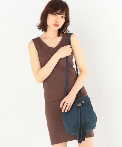 Another Edition（アナザーエディション）の「コンチョショルダーバッグ/AEBC コンチョSHLD（ショルダーバッグ・レディース・ベージュ/ネイビー・FREE）」の8枚目の写真