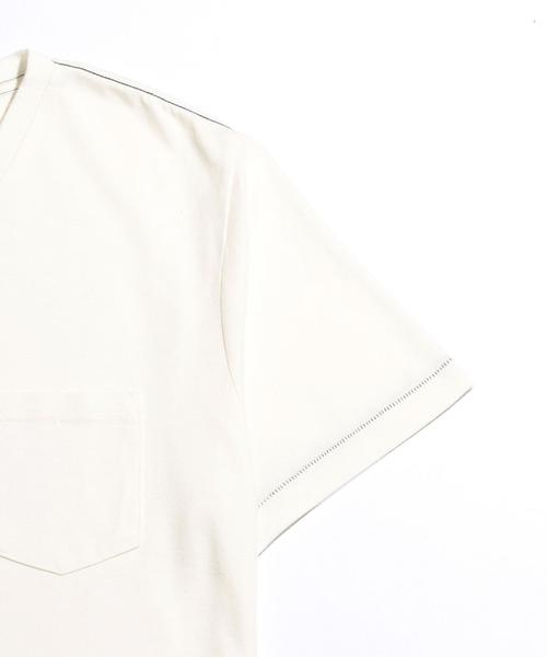 GLAD HAND(グラッドハンド)の「【別注】 <GLAD HAND> V/N TEE/Tシャツ □□◆(Tシャツ/カットソー・メンズ・ホワイト・MEDIUM/SMALL/LARGE)」の4枚目の写真