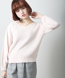 WEGO | WEGO/2WAYボリュームパフスリーブニット(ニット/セーター)