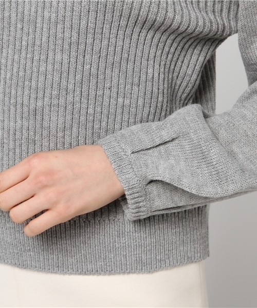 WEGO（ウィゴー）の「WEGO/2WAYボリュームパフスリーブニット（ニット/セーター・レディース・杢グレー/ライトピンク/アイボリー/サックスブルー/グリーン・FREE）」の10枚目の写真