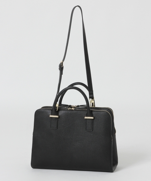 A part by（アパートバイ）の「【A4サイズOK】スクエア２WAYポケBAG　746515 （ショルダーバッグ・レディース・グレイッシュブルー/ブラック/アイボリー・FREE）」の11枚目の写真