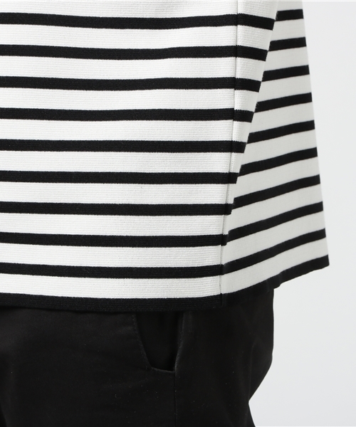 UNITED TOKYO（ユナイテッドトウキョウ）の「18Gミラノリブクルーネックプルオーバー（ニット/セーター・メンズ・ベージュ/ブルー/グレー/グリーン/ピンク/ブラック/マルチ/ブラウン/ダークグリーン・3/2/1）」の12枚目の写真