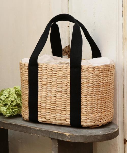 coen（コーエン）の「【7/13「ヒルナンデス！」放映】テープかごバッグ（かごバッグ・レディース・ブラック/ゴールド・FREE）」の9枚目の写真