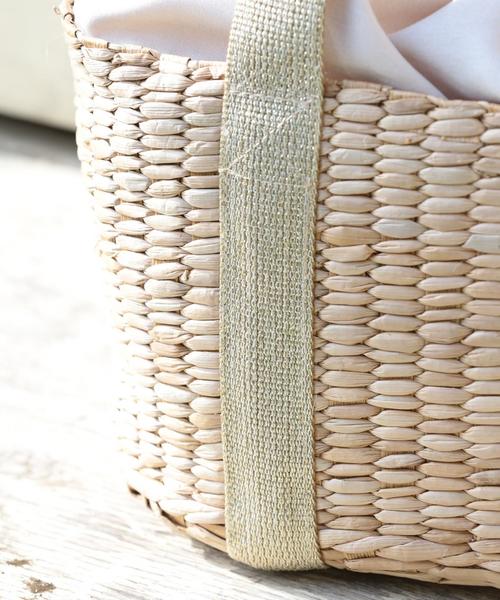 coen（コーエン）の「【7/13「ヒルナンデス！」放映】テープかごバッグ（かごバッグ・レディース・ブラック/ゴールド・FREE）」の4枚目の写真