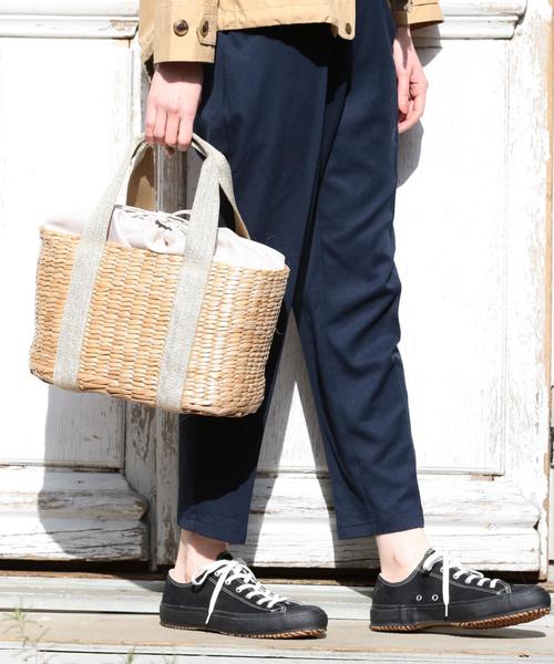 coen（コーエン）の「【7/13「ヒルナンデス！」放映】テープかごバッグ（かごバッグ・レディース・ブラック/ゴールド・FREE）」の7枚目の写真