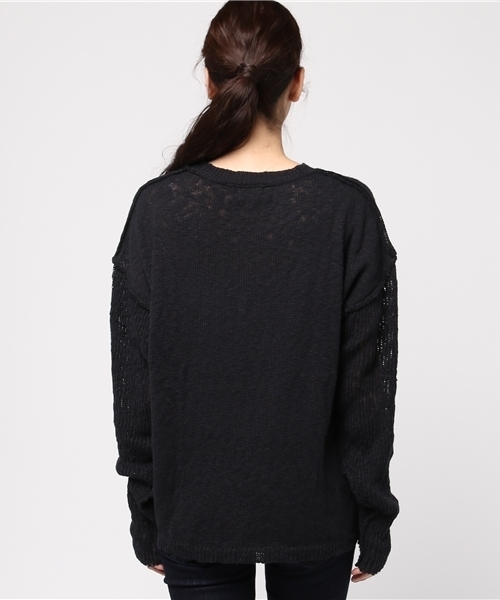 HYSTERIC GLAMOUR（ヒステリックグラマー）の「HYS REPORT pt プルオーバー（スウェット・レディース・ブルー/ブラック/ピンク・FREE）」の10枚目の写真