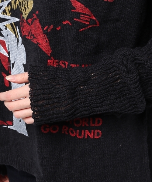 HYSTERIC GLAMOUR（ヒステリックグラマー）の「HYS REPORT pt プルオーバー（スウェット・レディース・ブルー/ブラック/ピンク・FREE）」の8枚目の写真