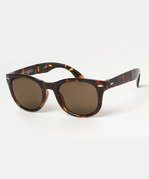 studio CLIP（スタディオクリップ）の「折りたたみサングラス（サングラス・レディース・ブラック/ブラウン・FREE）」の2枚目の写真