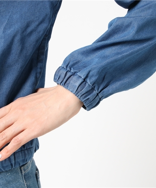 LBC（エルビーシー）の「デニムジップブルゾン                 （ブルゾン・レディース・ネイビー・MEDIUM/LARGE）」の6枚目の写真