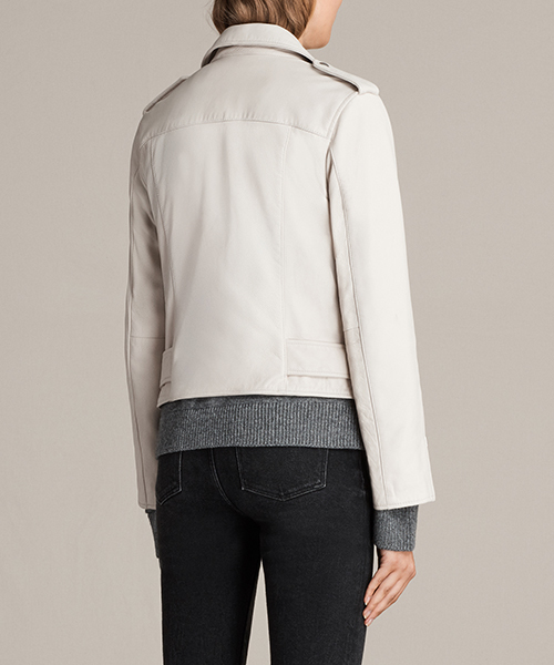 ALLSAINTS（オールセインツ）の「BALFERN BIKER（ライダースジャケット・レディース・ホワイト・6/10/2/8/4）」の22枚目の写真