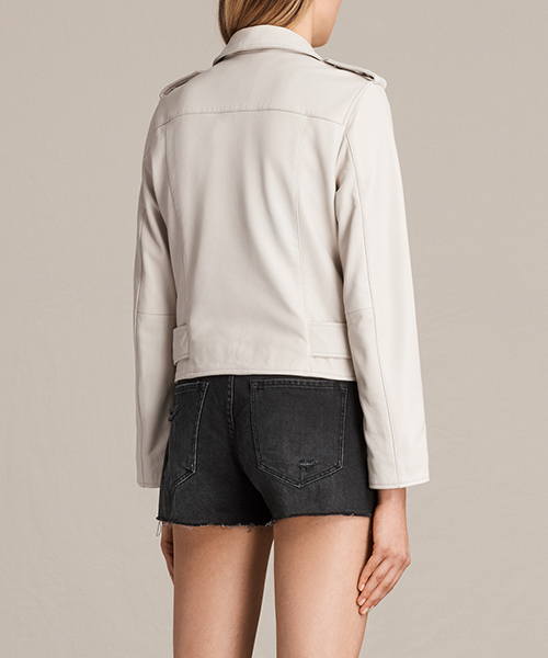 ALLSAINTS（オールセインツ）の「BALFERN BIKER（ライダースジャケット・レディース・ホワイト・6/10/2/8/4）」の20枚目の写真