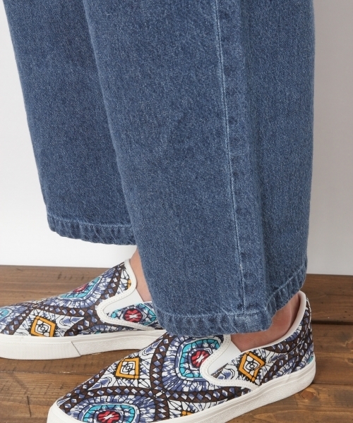 RAGEBLUE(レイジブルー)の「【抗菌防臭】<旬な着こなしが実現!>シューレースデニムワイドパンツ/760906(デニムパンツ・メンズ・ブルー/ライトブルー/ブルー系その他・LARGE/MEDIUM/SMALL)」の13枚目の写真