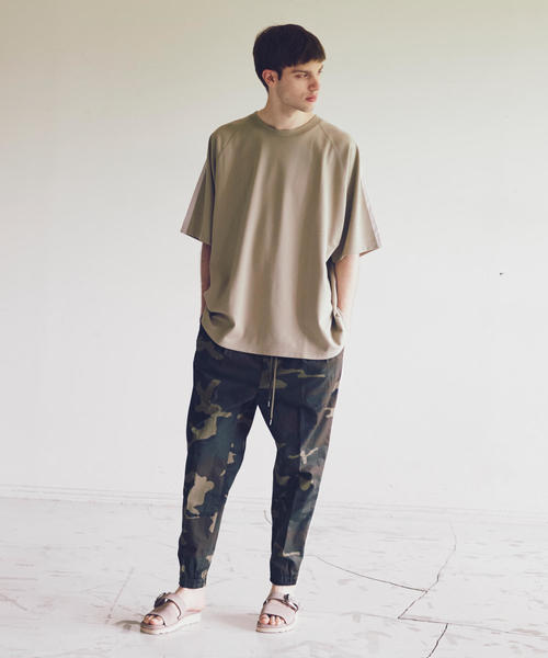 MONKEY TIME（モンキータイム）の「＜monkey time＞ LINE TC/PONTI WIDE TEE/Tシャツ（Tシャツ/カットソー・メンズ・ブラック/ベージュ・X-LARGE/MEDIUM/SMALL/LARGE）」の14枚目の写真