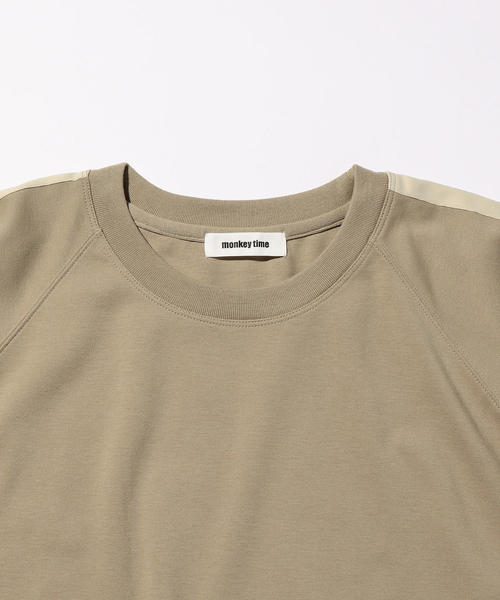 MONKEY TIME（モンキータイム）の「＜monkey time＞ LINE TC/PONTI WIDE TEE/Tシャツ（Tシャツ/カットソー・メンズ・ブラック/ベージュ・X-LARGE/MEDIUM/SMALL/LARGE）」の16枚目の写真