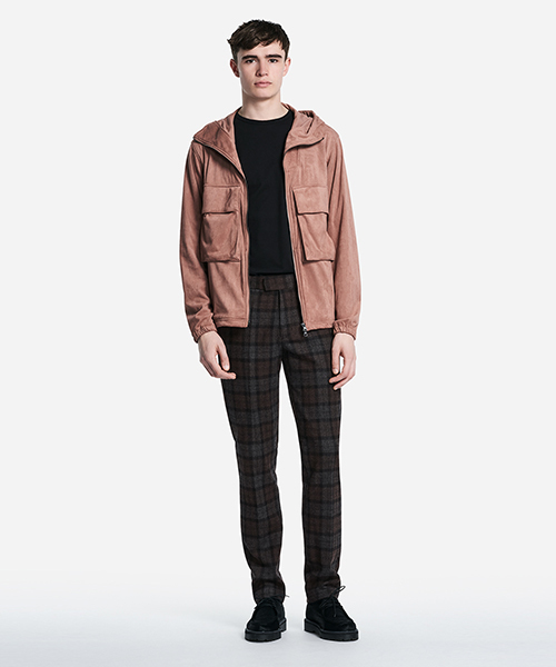 Saturdays NYC（サタデーズ ニューヨークシティ ）の「Panos Check Trouser（スラックス・メンズ・ブラック/レンガ・30/32/29/28/34）」の8枚目の写真