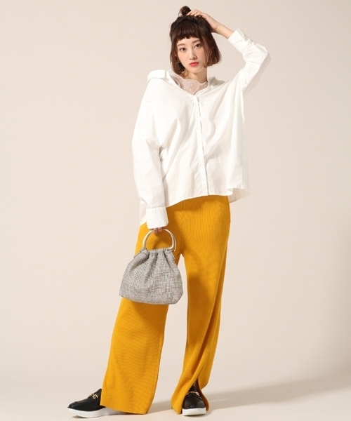 LOWRYS FARM（ローリーズファーム）の「アソートミニＢＡＧ  769773（ハンドバッグ・レディース・チェック/ゴールド/ブラック・FREE）」の6枚目の写真