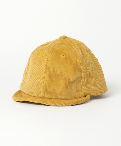GRIN BUDDY（グリンバディ）の「【GRIN BUDDY(グリンバディ）】コーデュロイキャップ/Kids Courduroy Cap（キャップ・キッズ・ピンク/ベージュ/マスタード/ブラック・52㎝）」の4枚目の写真