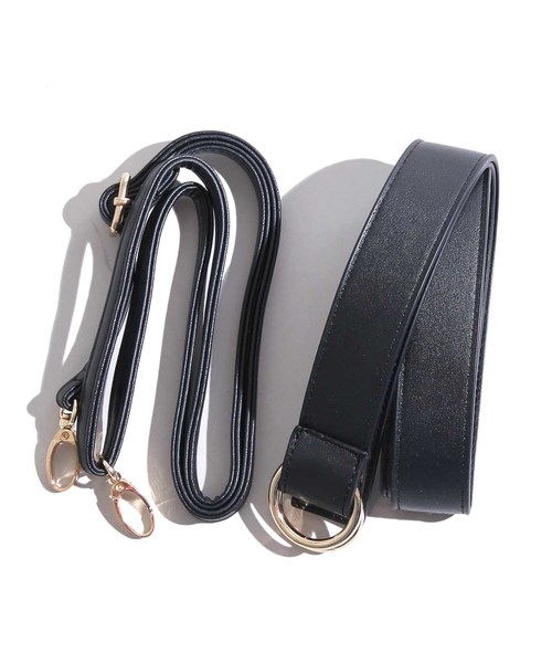 WEGO（ウィゴー）の「WEGO/2WAYキルティングヒップバッグ（ボディバッグ/ウエストポーチ・レディース・ブラック/シルバー・FREE）」の13枚目の写真