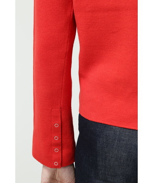 human woman（ヒューマンウーマン）の「ミラノリブジャケット（カーディガン/ボレロ・レディース・レッド/ネイビー/ベージュ系その他・MEDIUM）」の13枚目の写真